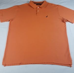 Nautica Mens XL Polo Orange New